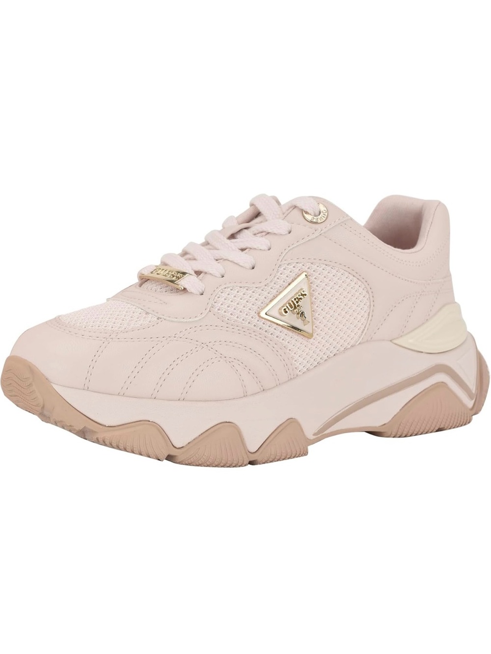 GUESS Women's Blush Pink Chunky Sneaker A